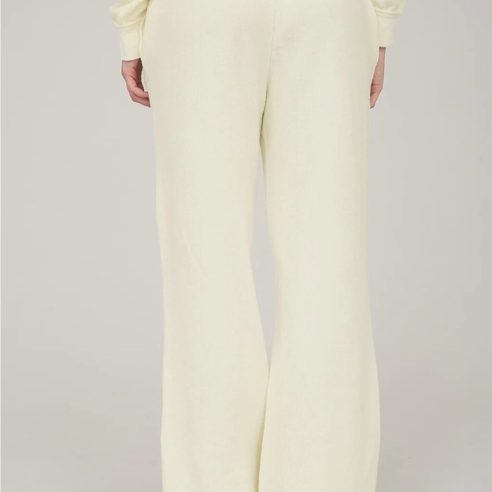 ACID WASHED RIBBED PATTERN TONES LOUNGE 2 PC SET - Picture 7 of 8